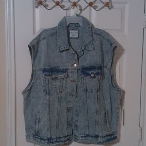 Ladies denim vest